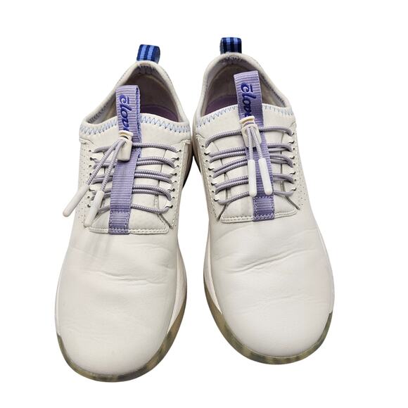 Clove Classic White Women’s Nursing Shoes with Floral Embroidery Size 6.5 - Picture 5 of 13